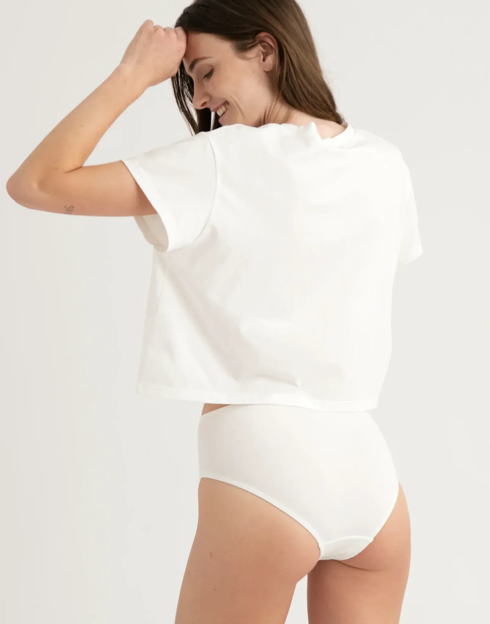 Organic Cotton High Waist Brief