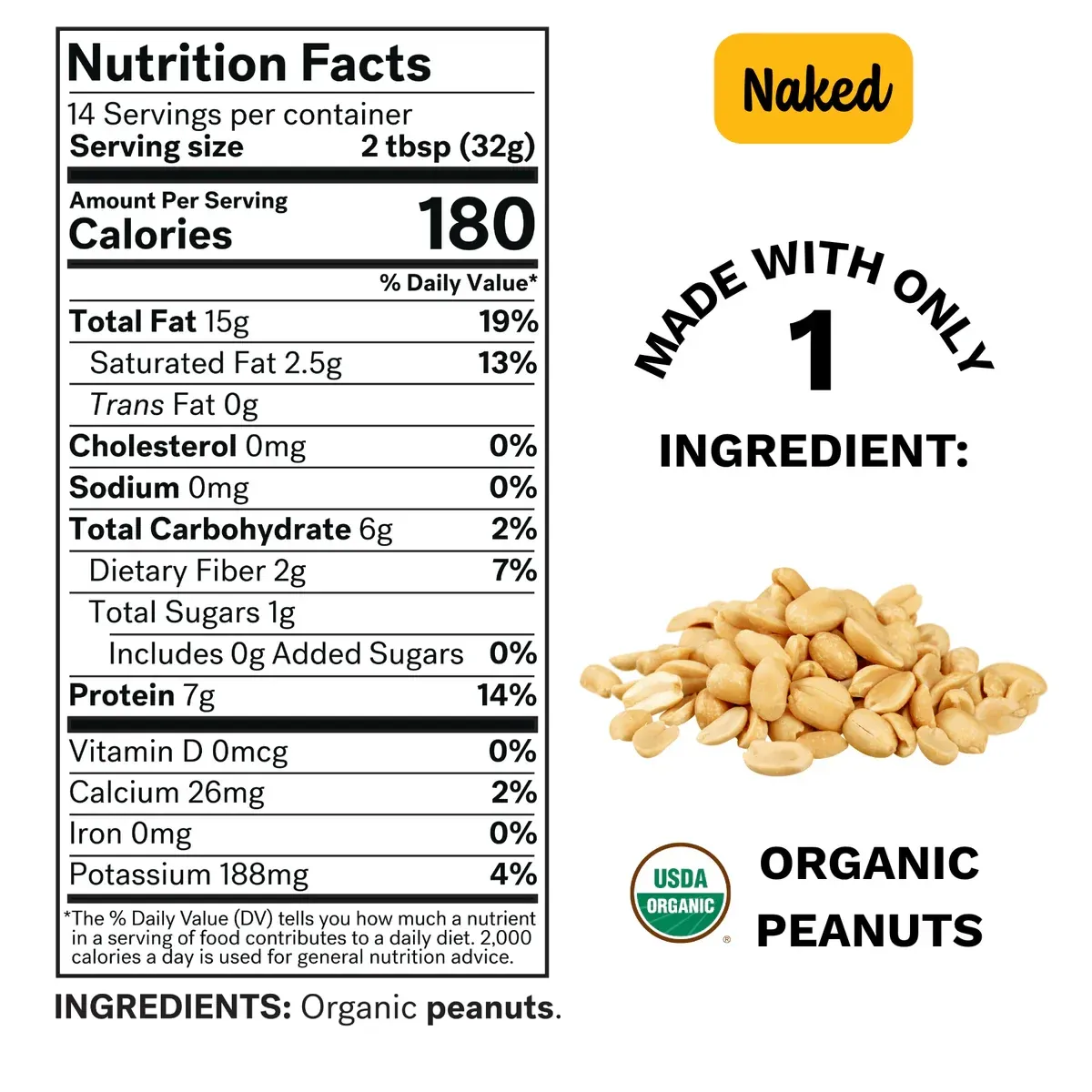 Naked Organic Peanut Butter
