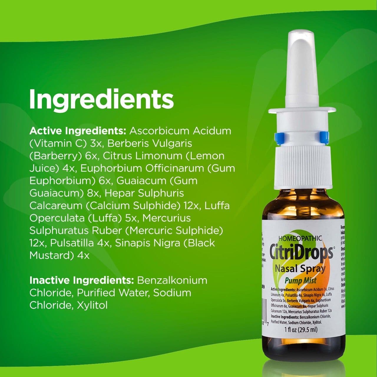 CitriDrops Nasal Spray | Steroid-Free Sinus Support