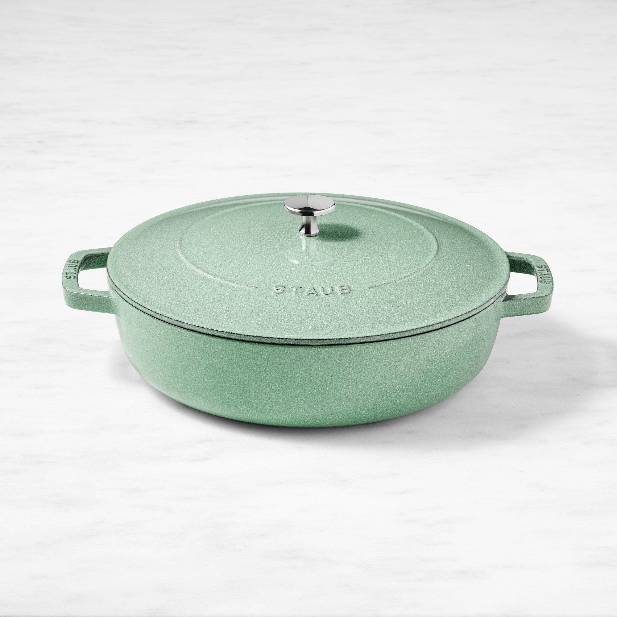 Enameled Cast Iron Braiser with Lid