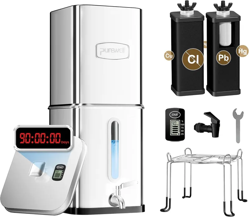 Gravity-Fed Water Filter System