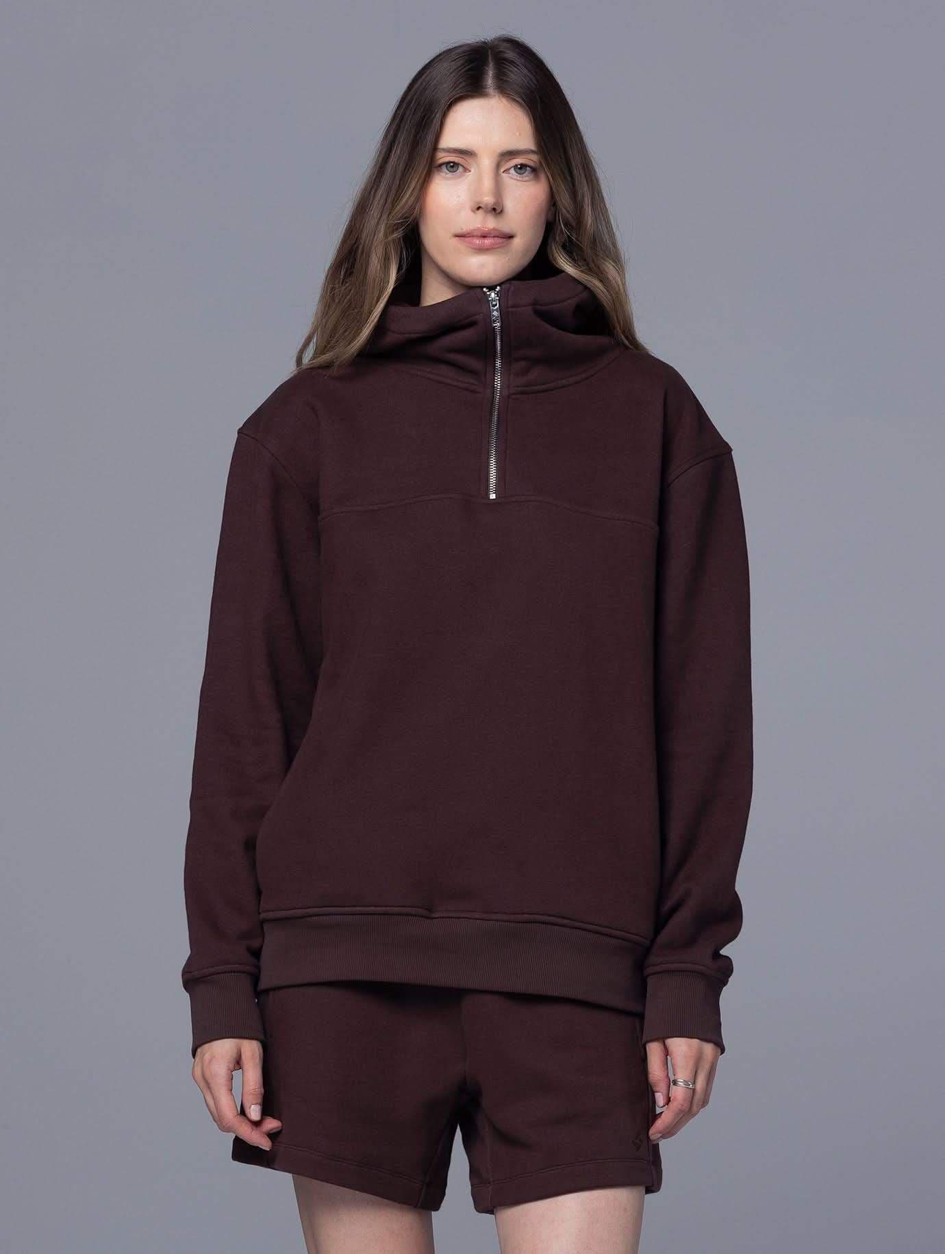 Organic Cotton Half-Zip Hoodie