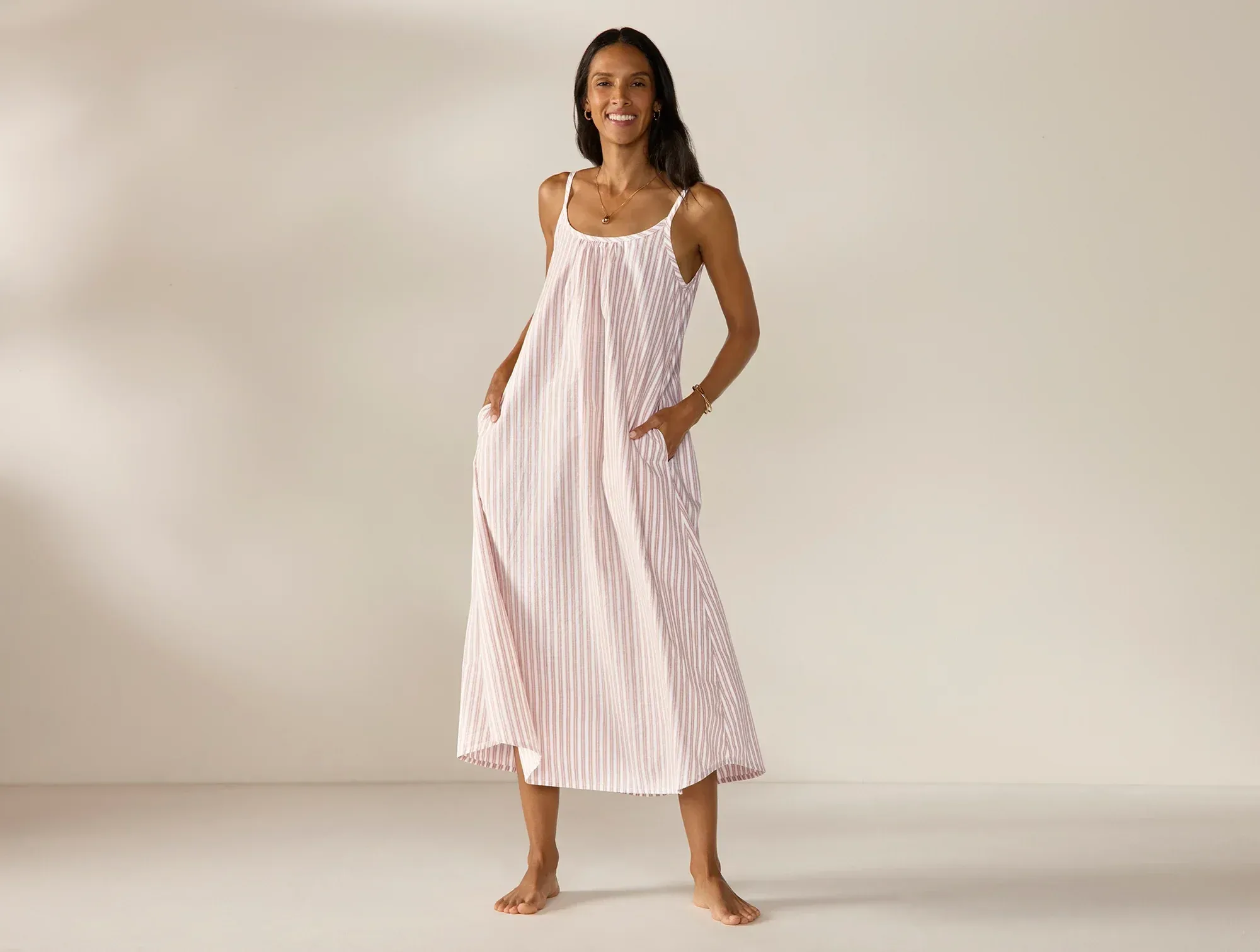 Organic Cotton Poplin Nightgown