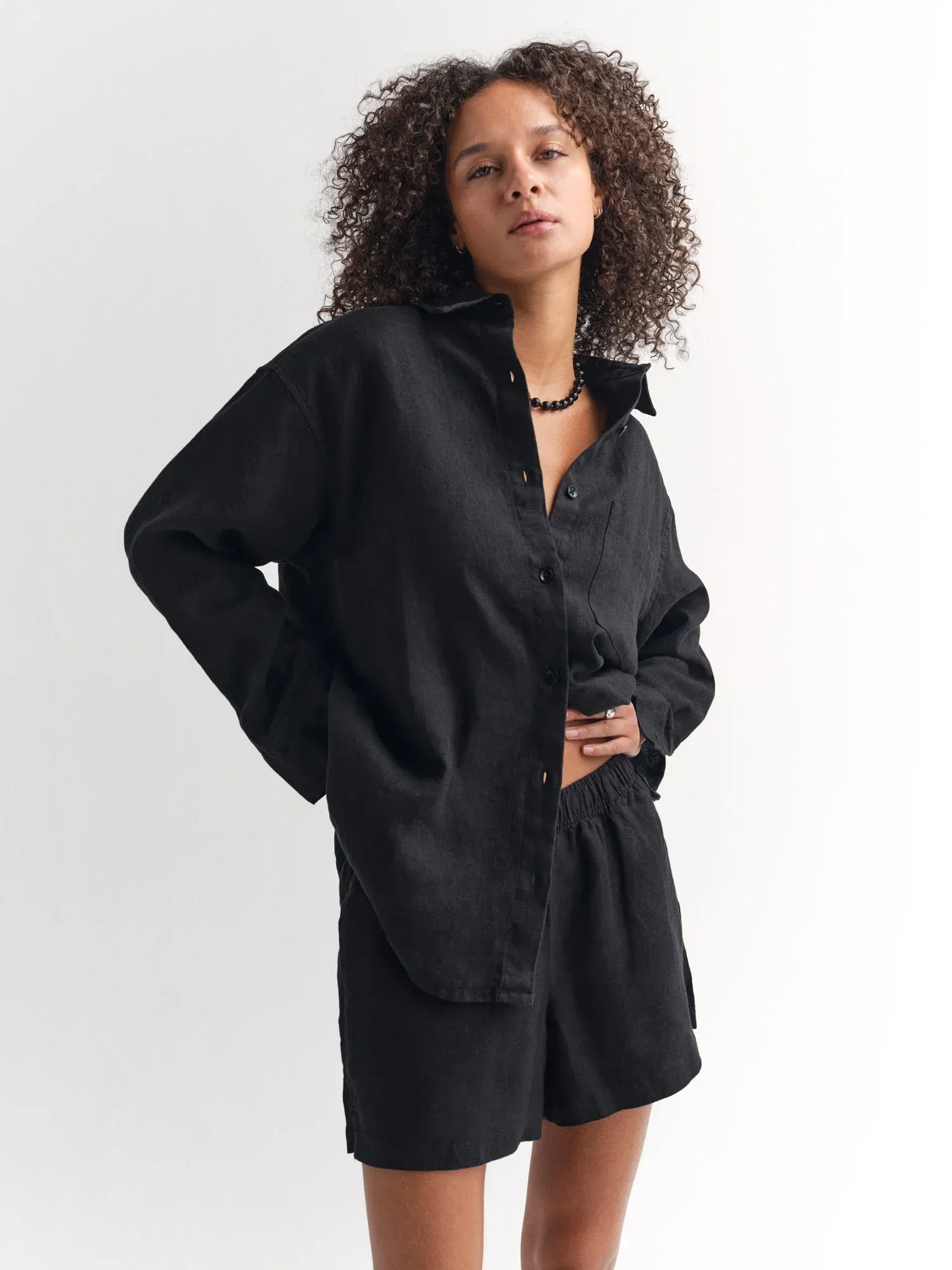 Organic Linen Long Sleeve Shirt